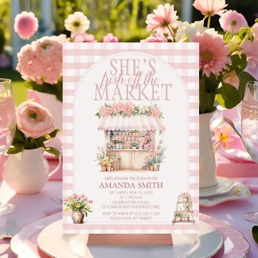 Blush Pink Ze is vers van de markt Bloemen Kaart