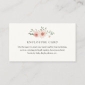 Blush Pinks Bloemen en Groene Behuizing Kaart (Voorkant)