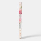 Blush Pioen Bloem iPhone 16 Pro Max Stevige Hoes (Achterkant / Rechts)