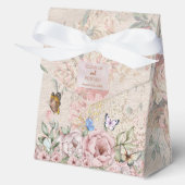 Blush Pioen Bruiloft Favor Box Bedankdoosjes (Voorkant)