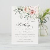 Blush Pioen Eucalyptus gebladerte elke leeftijd Ve Kaart (Staand voorkant)