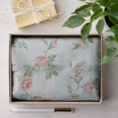 Blush pioen floral decoupage Tissue Paper Tissuepapier (Geschenk)