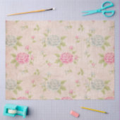 Blush pioen floral decoupage Tissue Paper Tissuepapier (Craft)