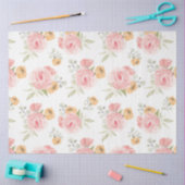Blush pioen floral decoupage Tissue Paper Tissuepapier (Craft)