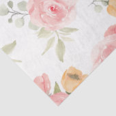 Blush pioen floral decoupage Tissue Paper Tissuepapier (Detail)