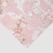 Blush pioen floral decoupage Tissue Paper Tissuepapier (Detail)