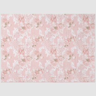  Blush pioen floral decoupage Tissue Paper Tissuepapier