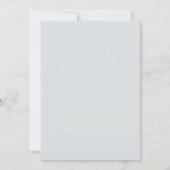 Blush Pioen Teal Filigraan Bruiloft Kaart (Achterkant)