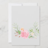 Blush Pioenen Verandering van Plannen Douche Aanko Kaart (Achterkant)