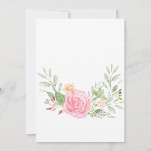 Blush Pioenendoop Kaart (Achterkant)