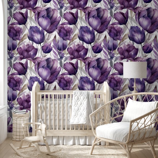  Blush pioenroos floraal grillig Behang (Kinderen)