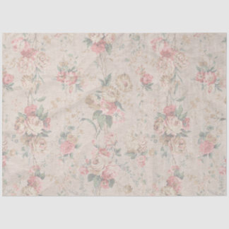  Blush pioenroos floral decoupage Tissuepapier