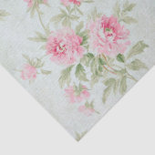  Blush pioenroos floral decoupage Tissuepapier (Detail)