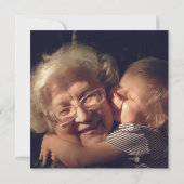 Blush Polka Dot Moederdag voor Nana-fotokaart (Achterkant)