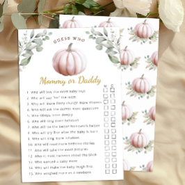 Blush Pompoen Herfst Baby Shower Mamma of Pappa Sp