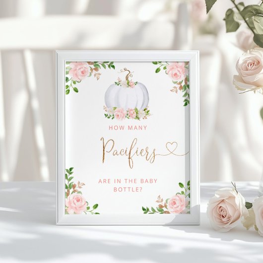 Blush pompoen voorspellen hoeveel pacifiers er nod poster