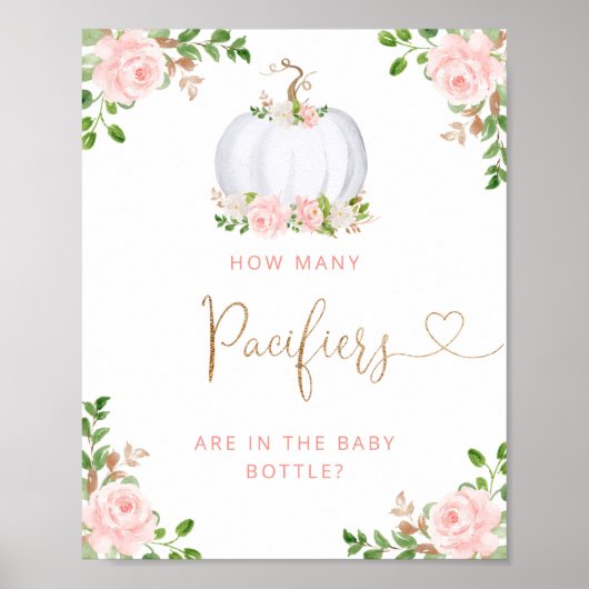 Blush pompoen voorspellen hoeveel pacifiers er nod poster (Voorkant)