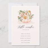 Blush Pompoenfleszetgrafiek Tabel Kaart (Voorkant)