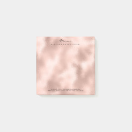 Blush Powder Skinny Naam Web Telefoon Vierkant Post-it® Notes