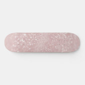 Blush Prinses Glitter #2 (Faux Glitter) #shiny Persoonlijk Skateboard (Horizontaal)