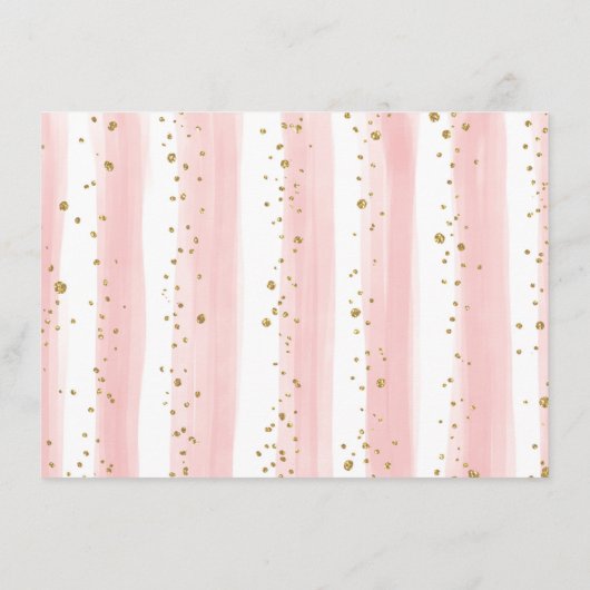 Blush puppy Dogs Baby Girl Shower Daper Raffle Informatiekaartje (Achterkant)