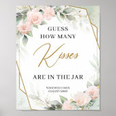 Blush Raad hoeveel kussen er in de pot zitten Poster (Voorkant)