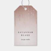 Blush Rain Custom Business of Boutique Labels Cadeaulabel (Voorkant)