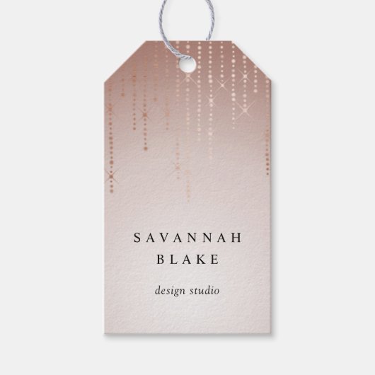 Blush Rain Custom Business of Boutique Labels Cadeaulabel (Voorkant)