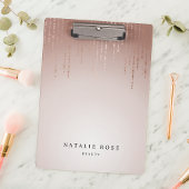 Blush Rain gepersonaliseerd Klembord