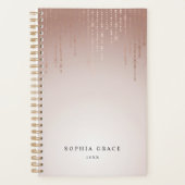 Blush Rain gepersonaliseerd Planner (Voorkant)