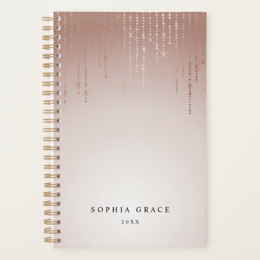 Blush Rain gepersonaliseerd Planner (Voorkant)