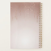 Blush Rain gepersonaliseerd Planner (Achterkant)