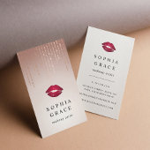 Blush Rain Makeup Artiest Lips Visitekaartje