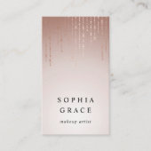 Blush Rain Makeup Artist Visitekaartje (Voorkant)