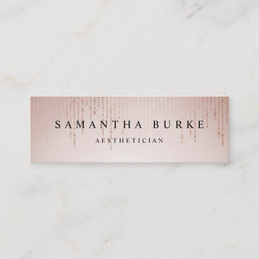 Blush Rain Mini Visitekaartje (Voorkant)