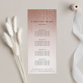 Blush Rain | Prijzen of diensten Reclamekaart