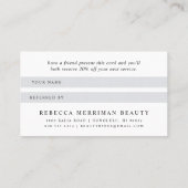 Blush Rain Reference Kaart (Achterkant)