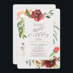 Blush Red Floral 90ste Verrassing Verjaardagsfeest Kaart<br><div class="desc">Een elegante kijk op een 90e uitnodiging voor een verrassingsfeest. Het ontwerp is voorzien van een handgeschilderd lijst met blush en rode bloemen met eucalyptus en ander groen. Personaliseer met behulp van de meegeleverde velden voor sjabloon. Als u hulp nodig heeft of extra bijpassende stukken, neem dan contact met mij...</div>