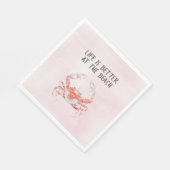 Blush Red Ocean Crab Servet (Hoek)