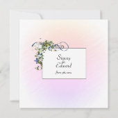  Blush Ribbons en Bubbles Kaart (Achterkant)