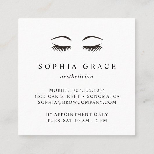 Blush Rijnas Vierkante Visitekaartje (Achterkant)