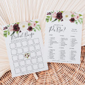 Blush Romance dubbelzijdig Vrijgezellenfeest spel  Kaart