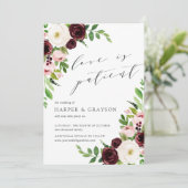 Blush Romance liefde is het uitstellen van een bru Kaart (Staand voorkant)