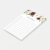 Blush Romance op maat van lijst Post-it® Notes (Schuin)