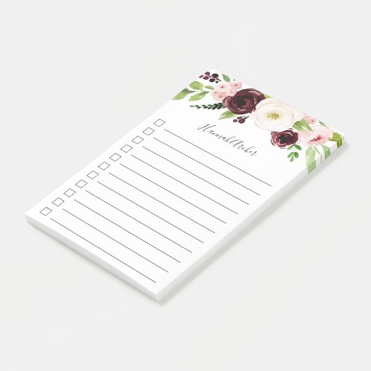 Blush Romance op maat van lijst Post-it® Notes (Schuin)