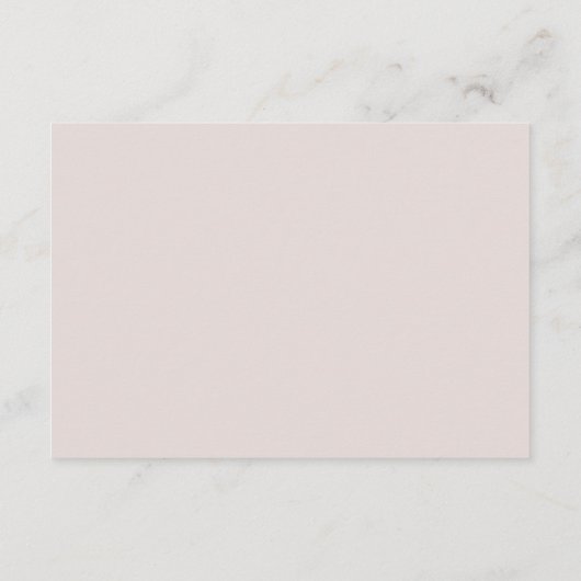 Blush Romance Vrijgezellenfeest Advice Kaart (Achterkant)