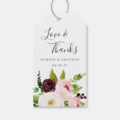 Blush Romance Weddenschap Cadeaulabel (Voorkant)