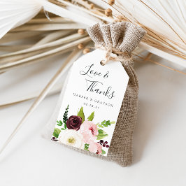 Blush Romance Weddenschap Cadeaulabel