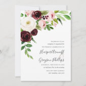 Blush Romance Weddenschap Kaart (Voorkant)