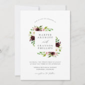 Blush Romance Weddenschap Kaart (Voorkant)